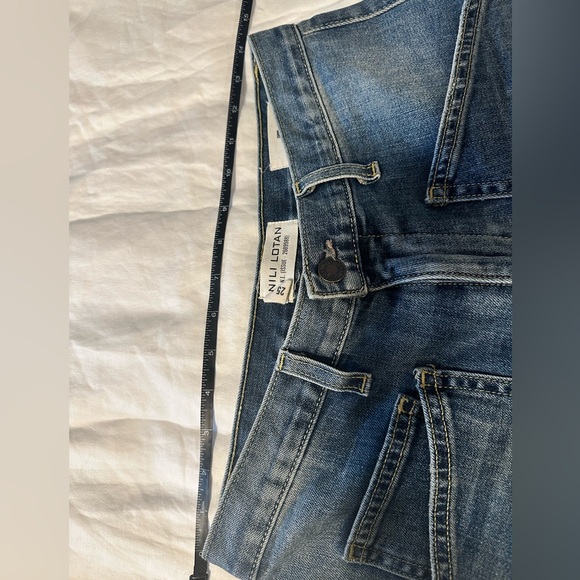 Women’s Nili Lotan Blue Denim Shon Barrel Jeans - Picture 5 of 5